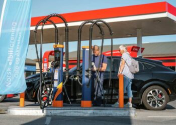 stacja ładowania norwegia