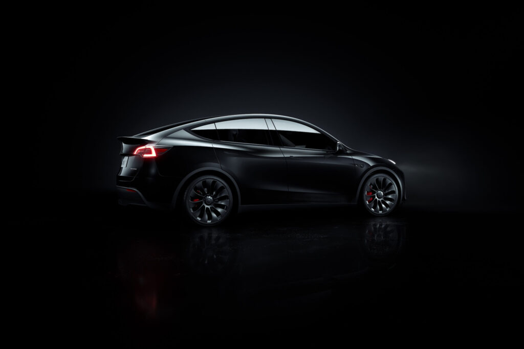 tesla model y black