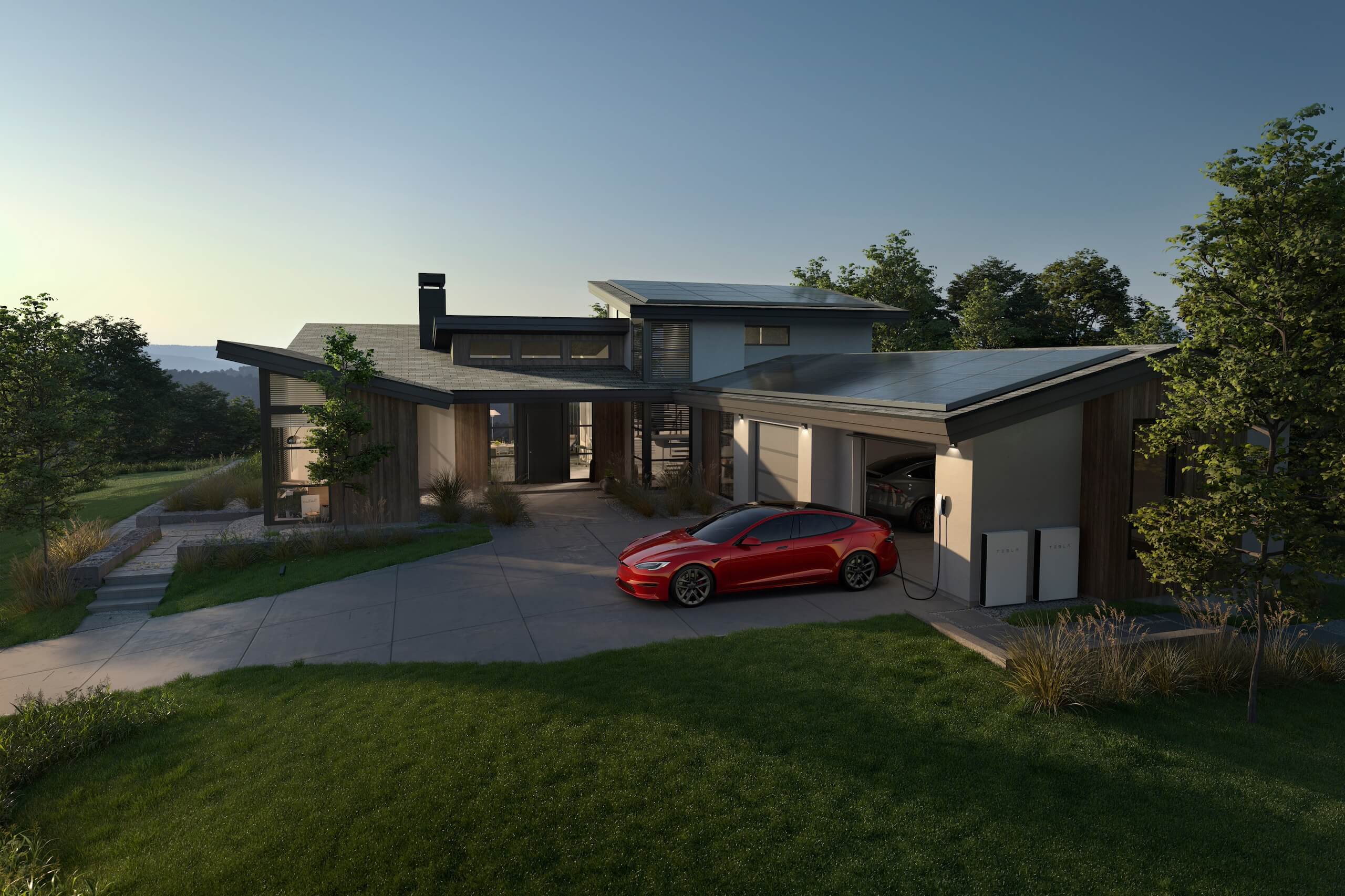 tesla powerwall charger roof