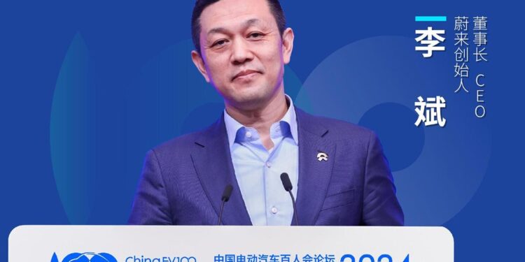 william li china ev 100 forum