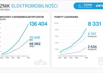 rynek samochodów elektrycznych w polsce w listopadzie 2024