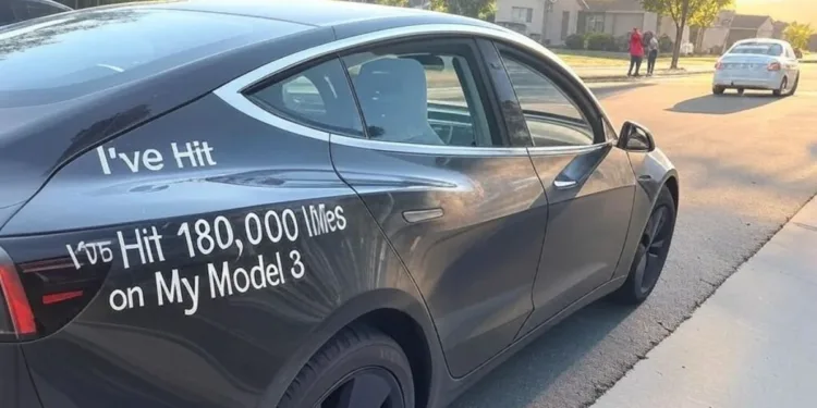 nishant soni tesla model 3 przebieg