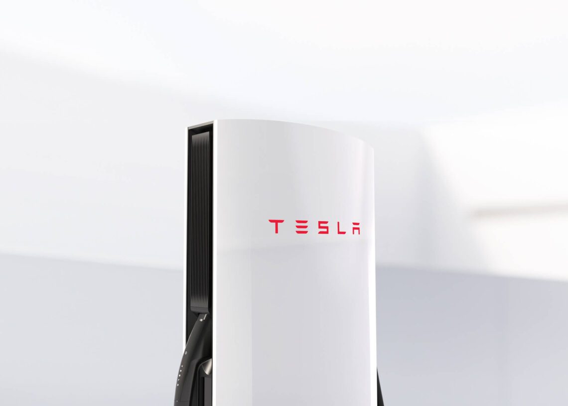stacja ładowania tesla supercharger v4