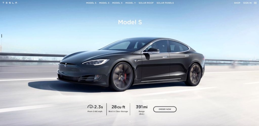 tesla model s zakupy