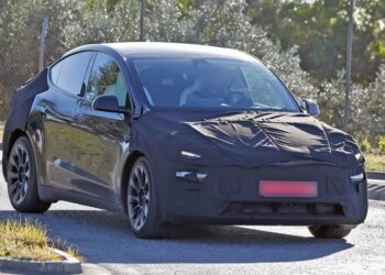 tesla model y juniper spy photo