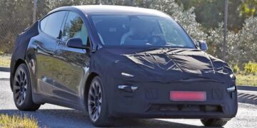 tesla model y juniper spy photo