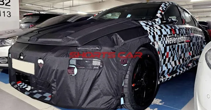 hyundai ioniq 6n spy photo
