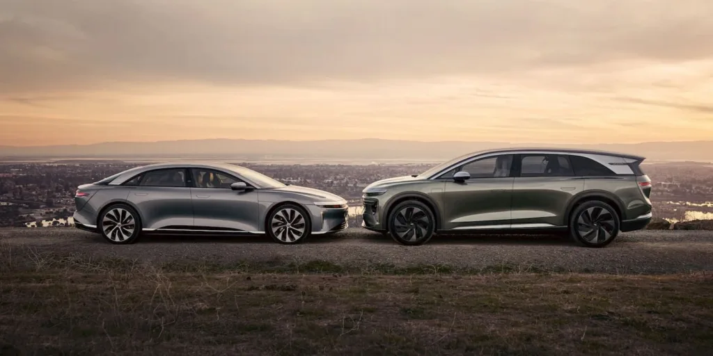 lucid air lucid gravity