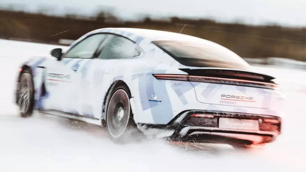 porsche taycan drift record 2025