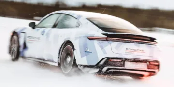porsche taycan drift record 2025