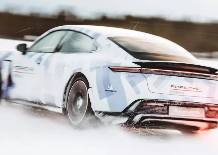 porsche taycan drift record 2025