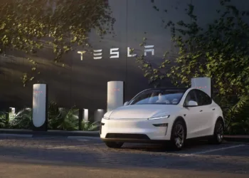 tesla model y supercharger v4