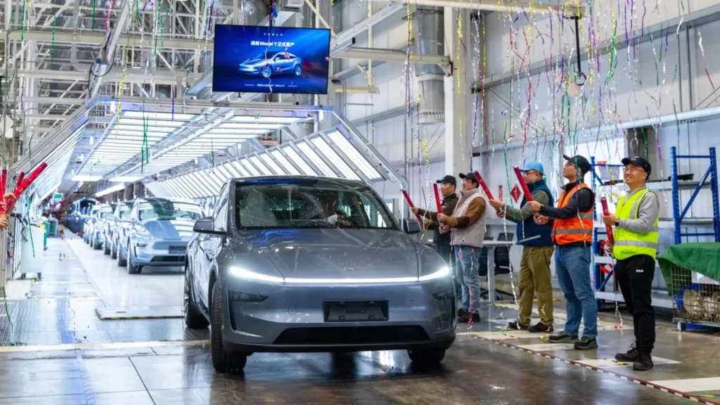 tesla model y juniper shanghai