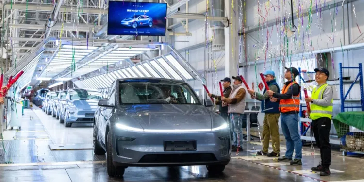 tesla model y juniper shanghai