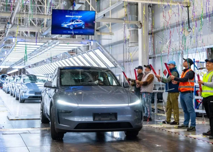 tesla model y juniper shanghai