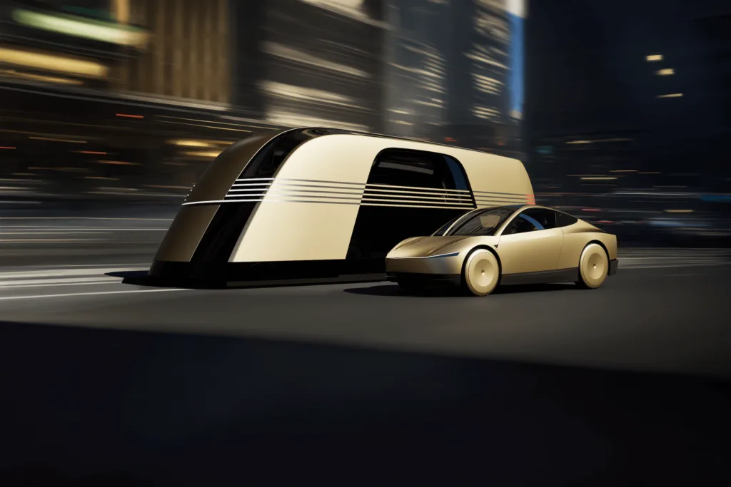 tesla robovan tesla robotaxi