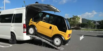 mikrosamochód elektryczny kg motors mibot