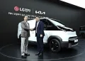 kia pv5 lg wspolpraca