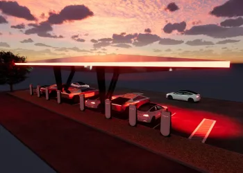 tesla roswell supercharger ufo