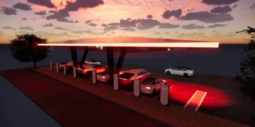 tesla roswell supercharger ufo