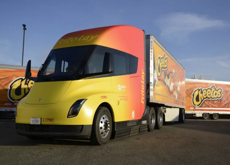tesla semi frito lay