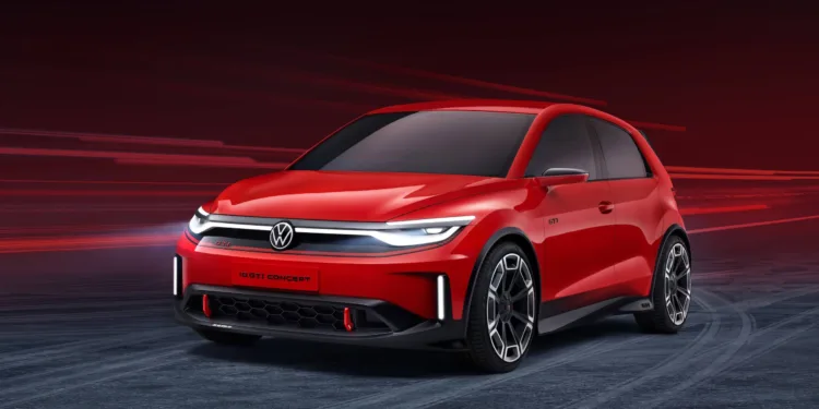 elektryczny volkswagen golf gti koncept