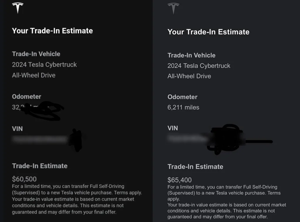 estymacja wyceny tesla cybertruck foundation odkup
