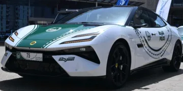 Lotus Emeya-S w policji dubaj