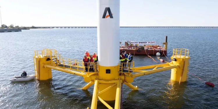 plywajaca turbina wiatrowa aikido