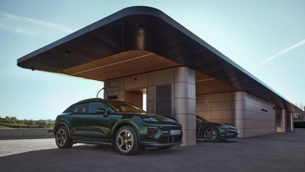 porsche charging lounge
