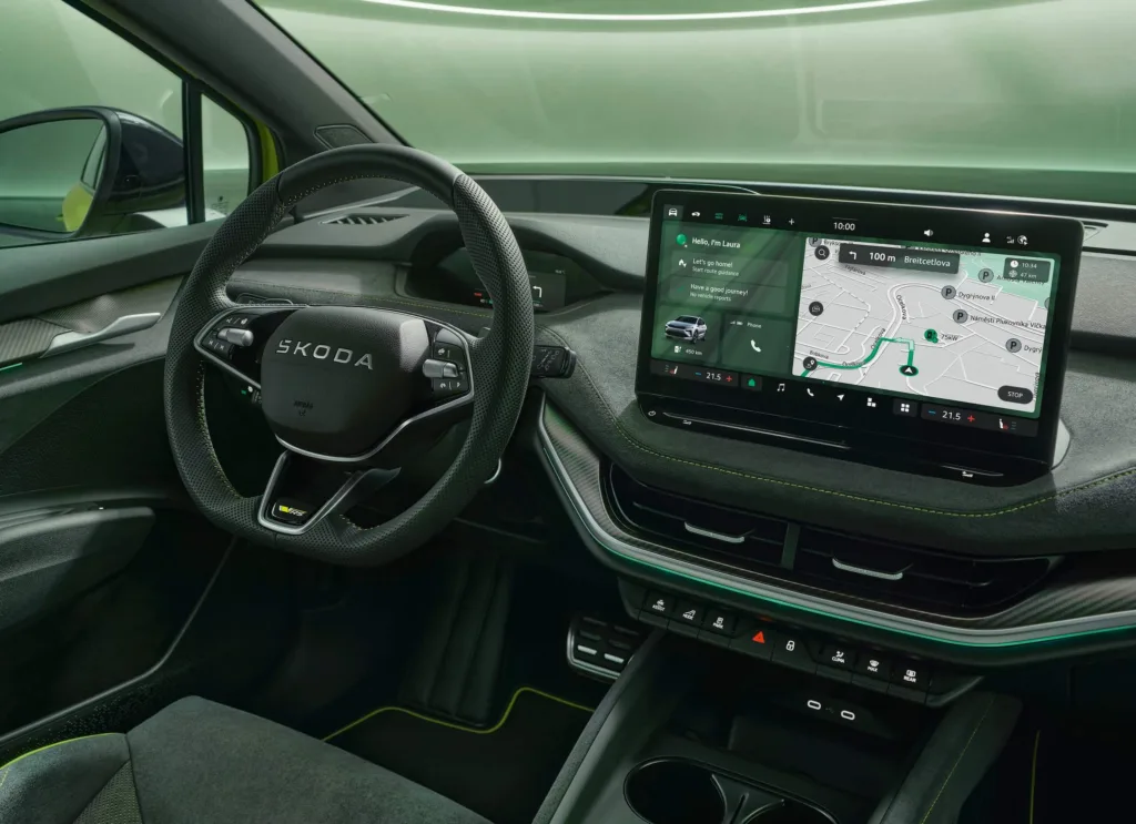 skoda enyaq vrs wnętrze