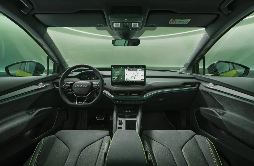 skoda enyaq vrs wnętrze