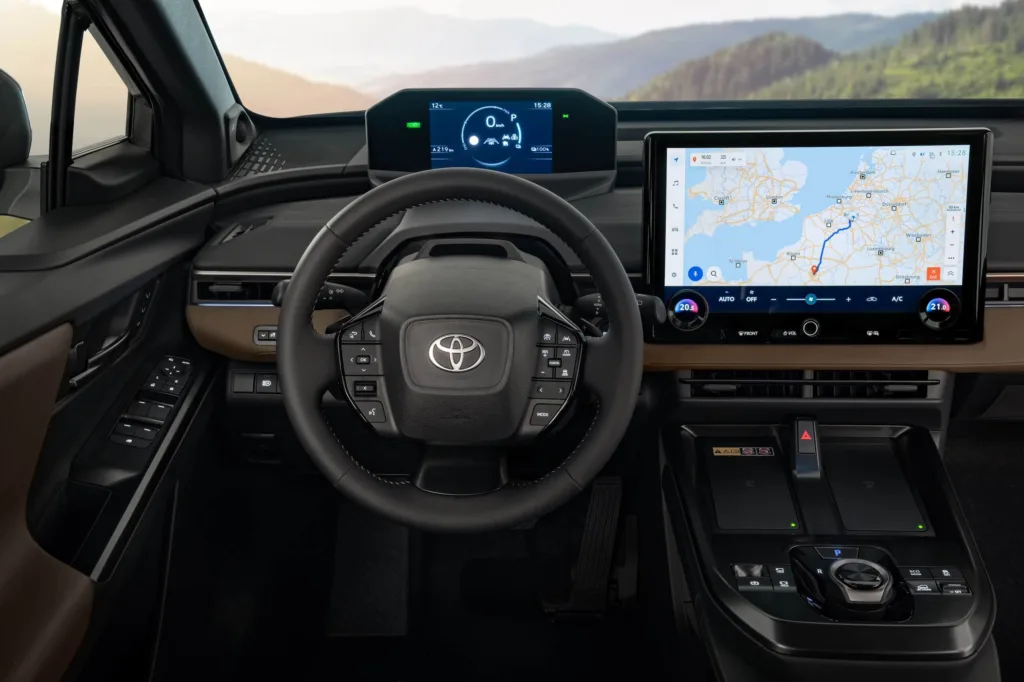 toyota bz4x touring wnętrze