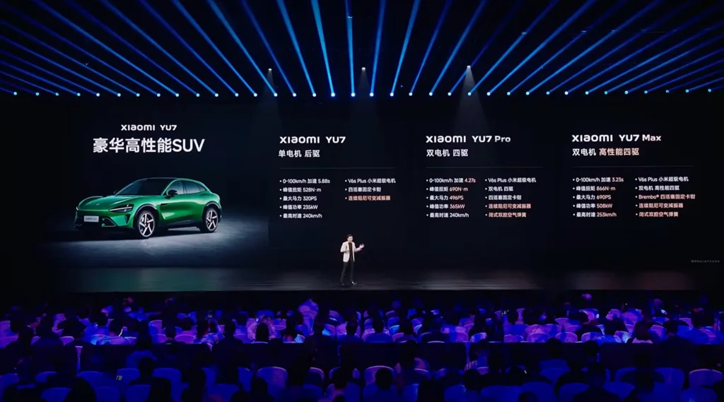 xiaomi yu7