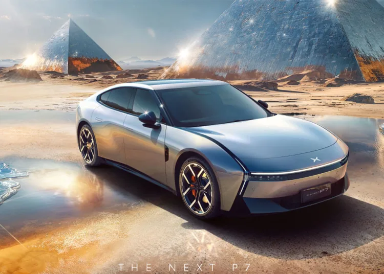 xpeng p7 kolejne zdjecia