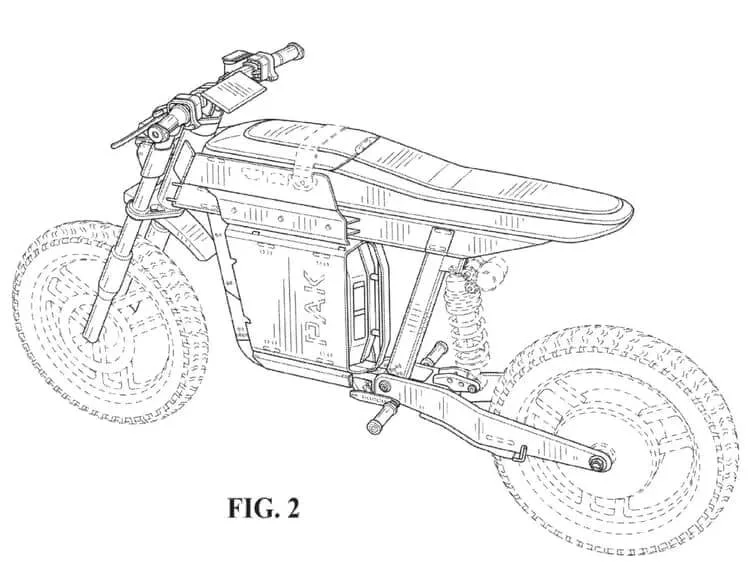 gm elektryczny motocykl patent