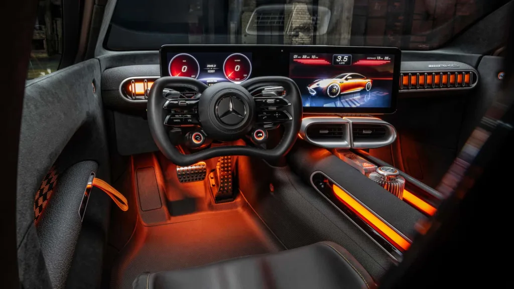 koncept mercedes amg gt xx wnętrze