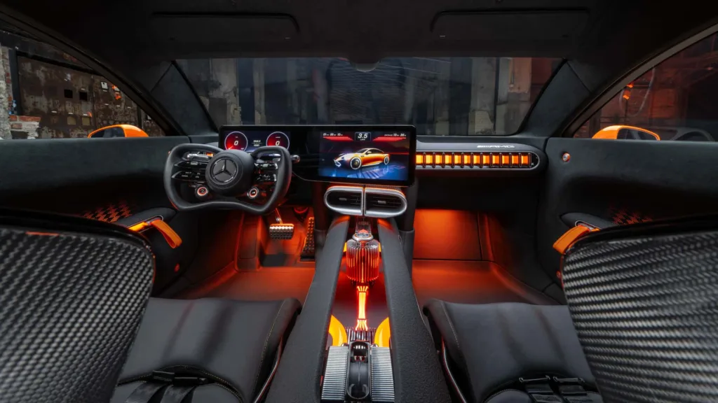 koncept mercedes amg gt xx wnętrze
