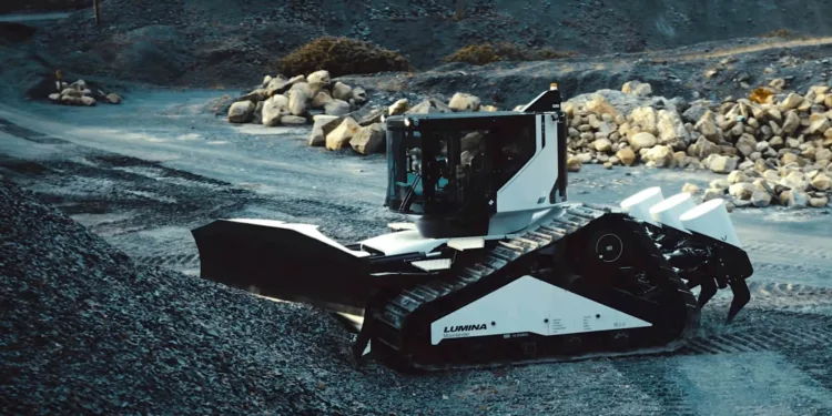lumina elektryczny buldozer