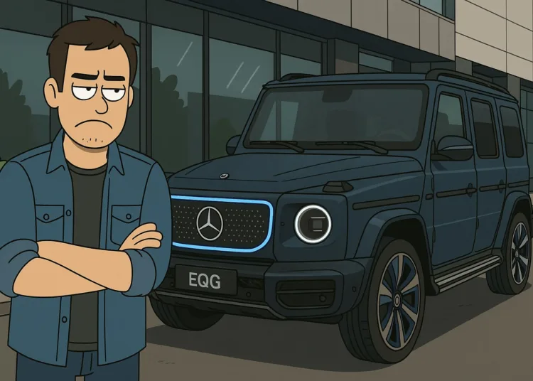 mercedes g580 slaba sprzedaz