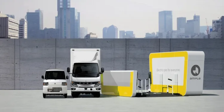 mitsubishi ample wymiana baterii