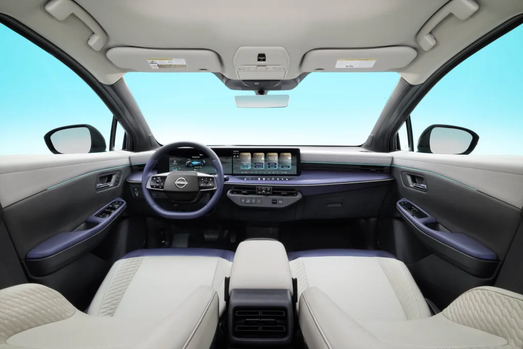 nissan leaf 2025 wnętrze