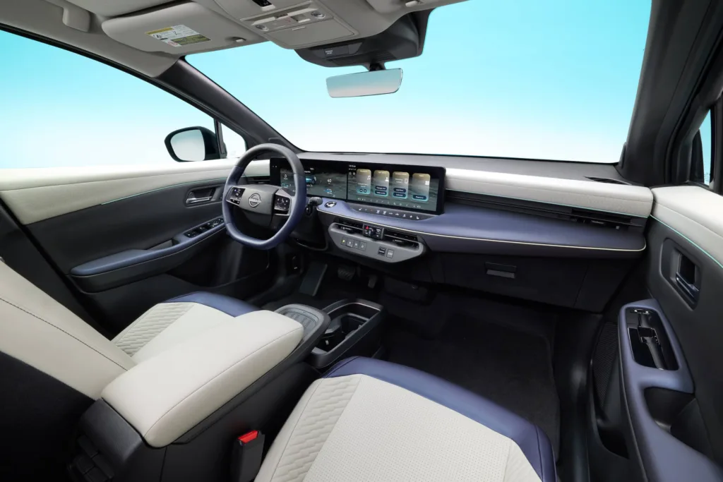 nissan leaf 2025 wnętrze
