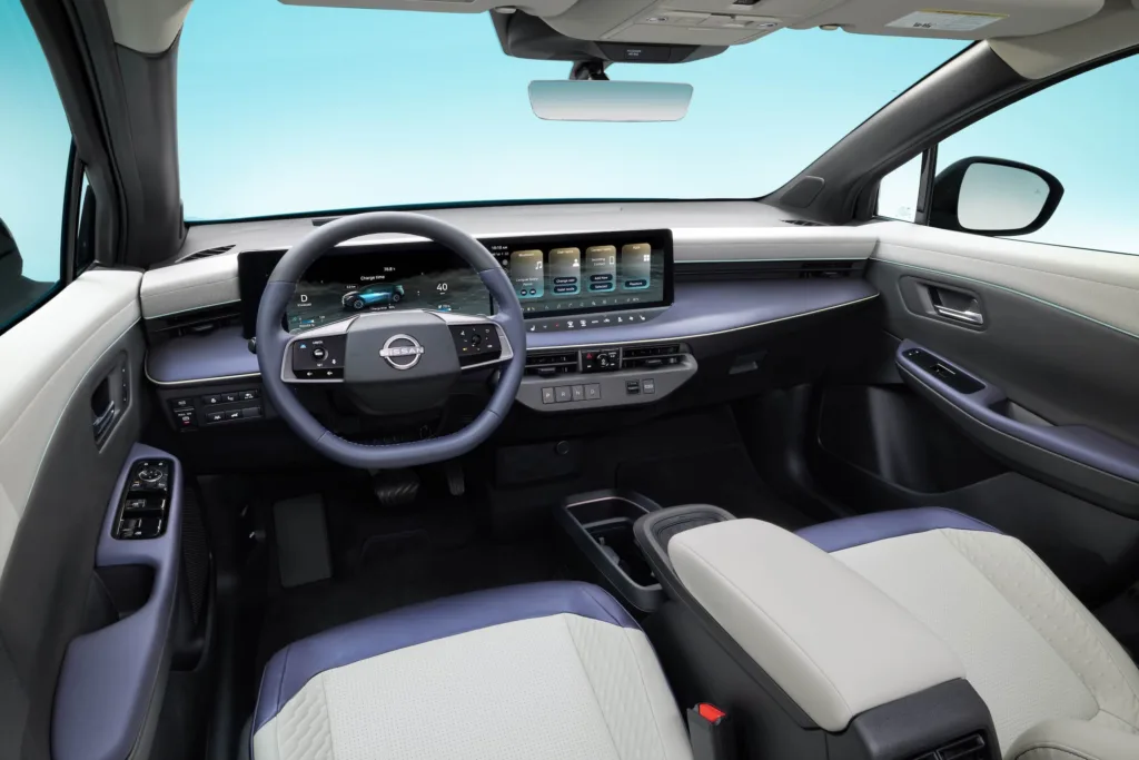 nissan leaf 2025 wnętrze