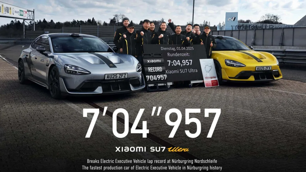 xiaomi su7 ultra nurburgring