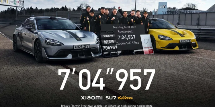 xiaomi su7 ultra nurburgring
