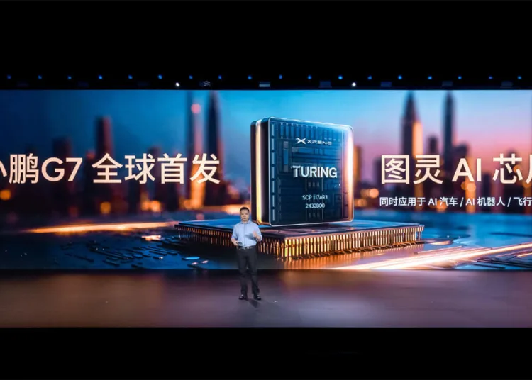 xpeng g7 turing chip