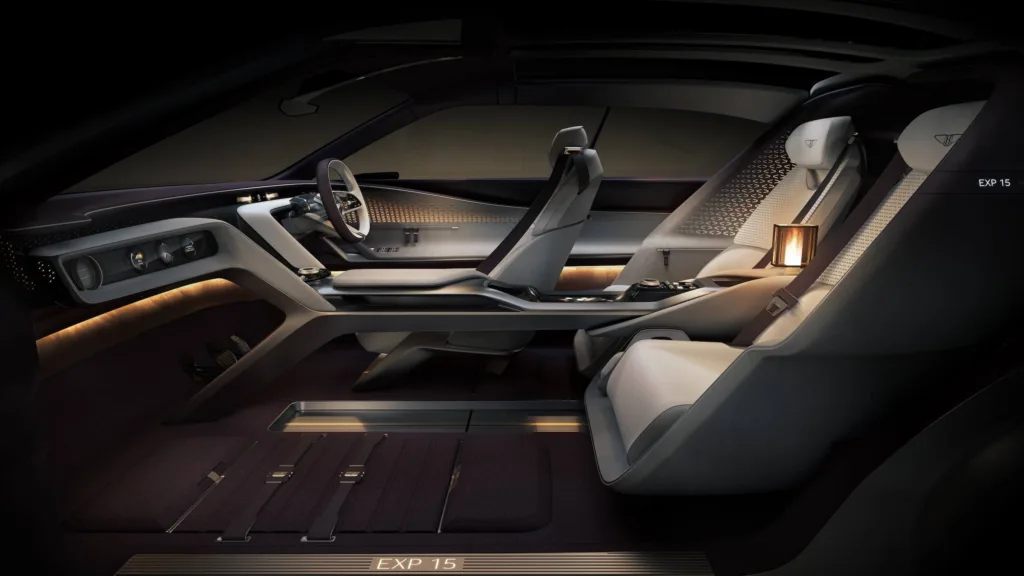 Bentley EXP 15 wnętrze