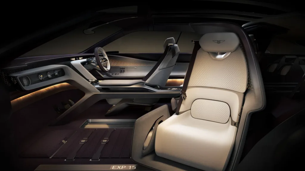 Bentley EXP 15 wnętrze