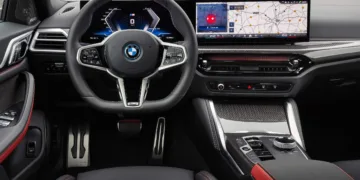 bmw i4 m50 wnetrze
